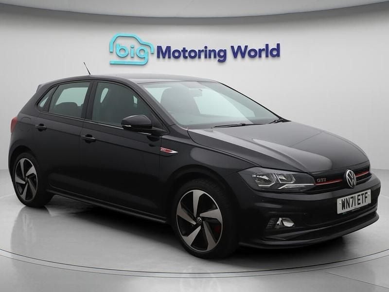 Black Used 2021 VW Polo GTI Hatchback | £16,400 (Good price) - Image 1/4