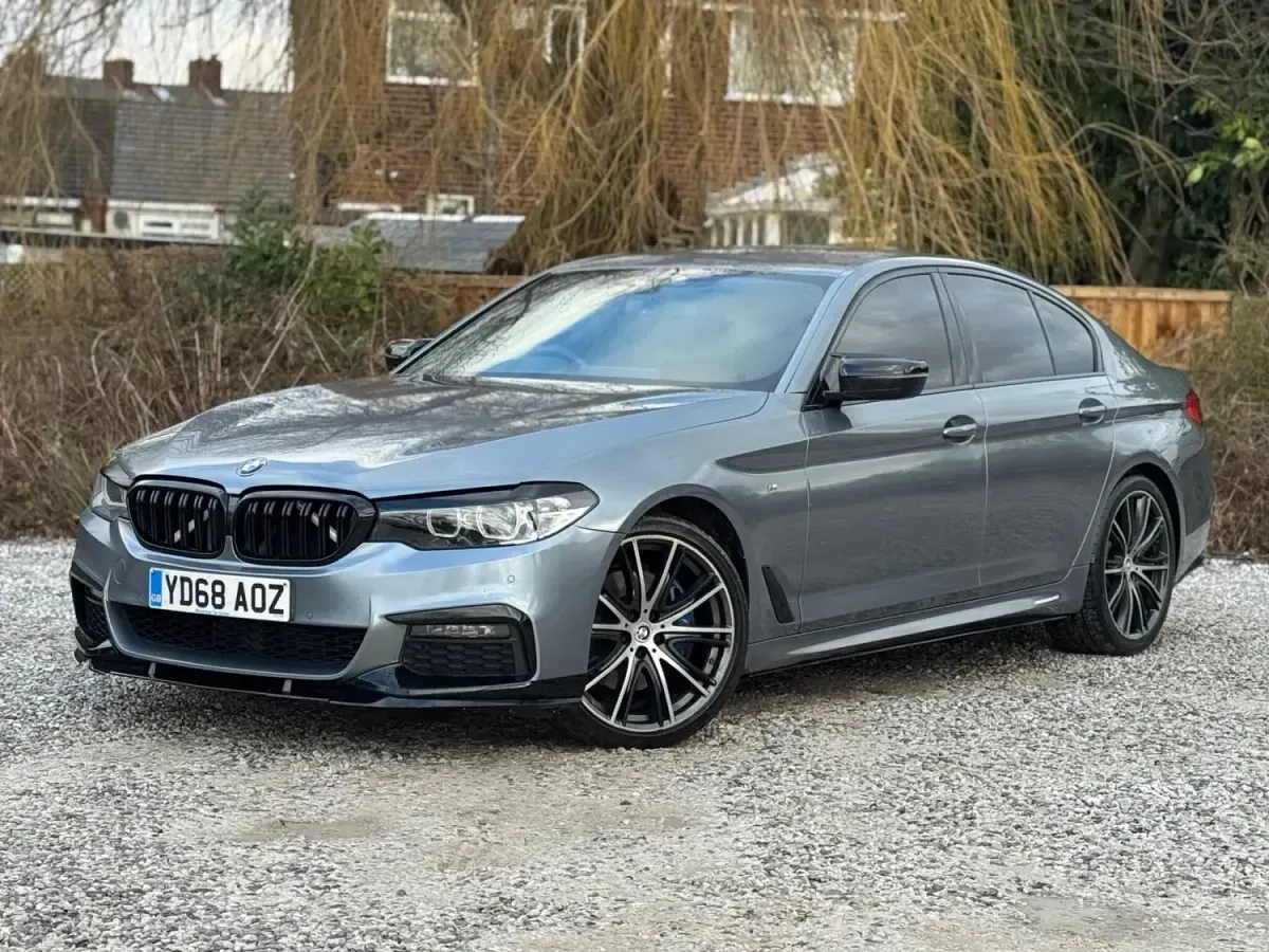 Begagnad BMW 530 M Sport 2018 Blå Sedan