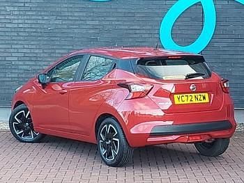 Used Nissan Micra Acenta 92 HP (67 kW) 2022 Red Hatchback