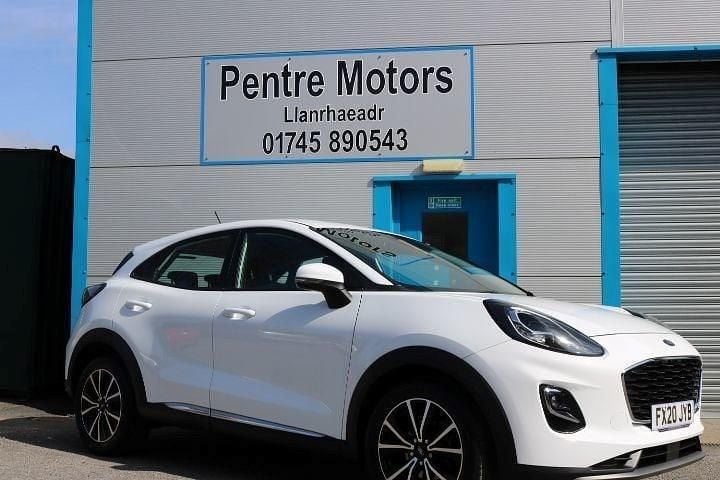 White Used 2020 Ford Puma Titanium Hatchback | £13,990 (Good price) - Image 1/4