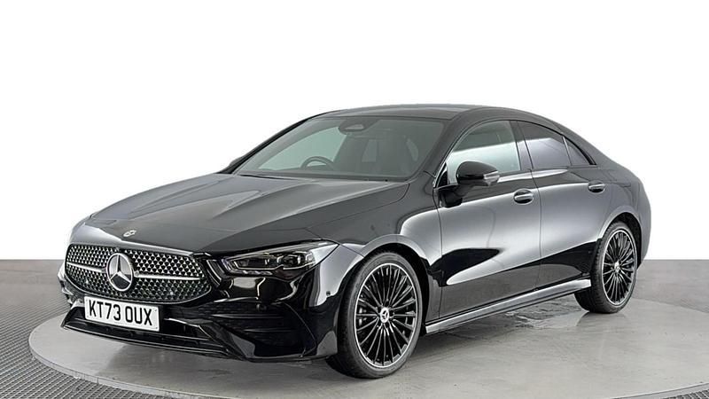 Black Used 2023 Mercedes CLA180 AMG Line Premium Plus Sedan | £29,420 (A bit pricey) - Image 1/4