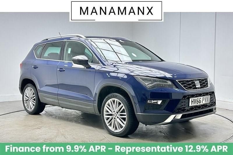 Blue Used 2016 Seat Ateca XCELLENCE SUV | £10,280 (Fair price) - Image 1/2