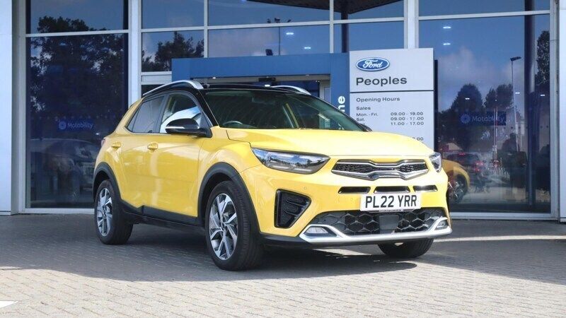 Yellow Used 2022 Kia Stonic 4 SUV | £15,796 (Fair price) - Image 1/3