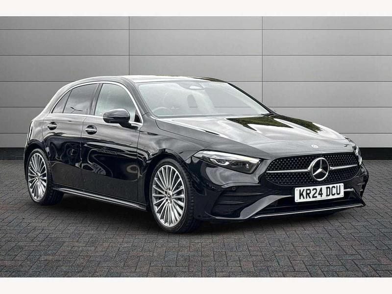 Black Used 2024 Mercedes A180 AMG Line Premium Plus Hatchback | £27,550 (A bit pricey) - Image 1/4