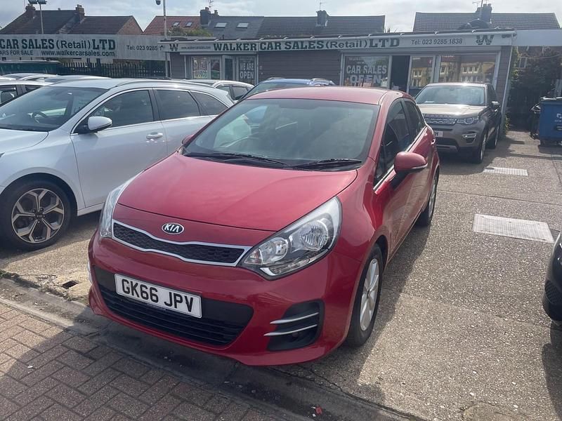 Red Used 2016 Kia Rio Hatchback | £7,995 (A bit pricey) - Image 1/4