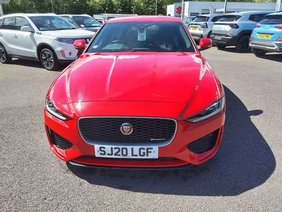 Used Jaguar XE R-Dynamic 300 HP (220 kW) 2020 Red Sedan
