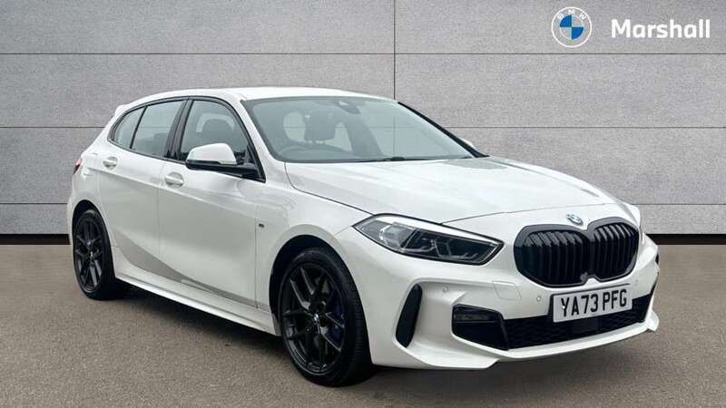 Used BMW 118 M Sport 136 HP (100 kW) 2023 White Hatchback