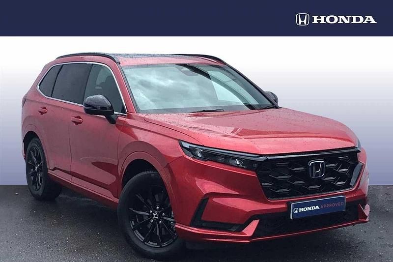 Crystal red Used 2024 Honda CR-V Advance SUV | £37,980 (Fair price) - Image 1/4
