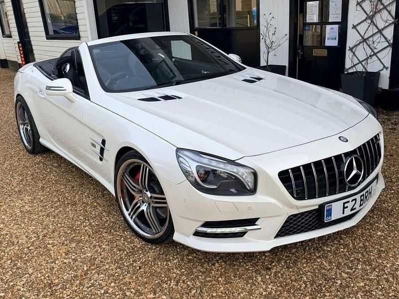 Used Mercedes SL500 2012 White Cabriolet