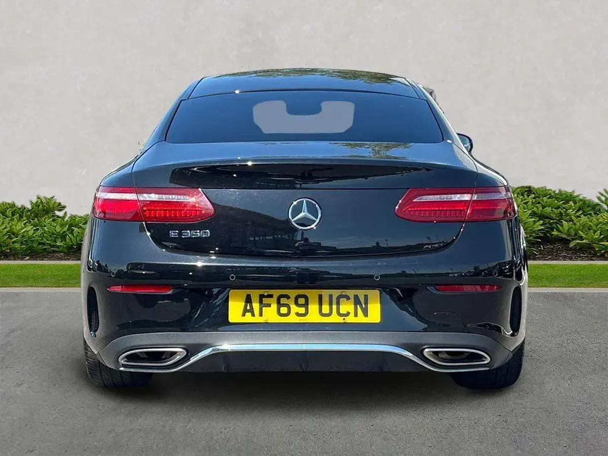 Used Mercedes E350 AMG line 2019 Black Coupe