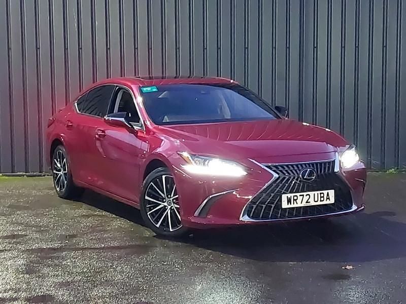 Red Used 2022 Lexus ES300H Sedan | £26,298 (Fair price) - Image 1/4