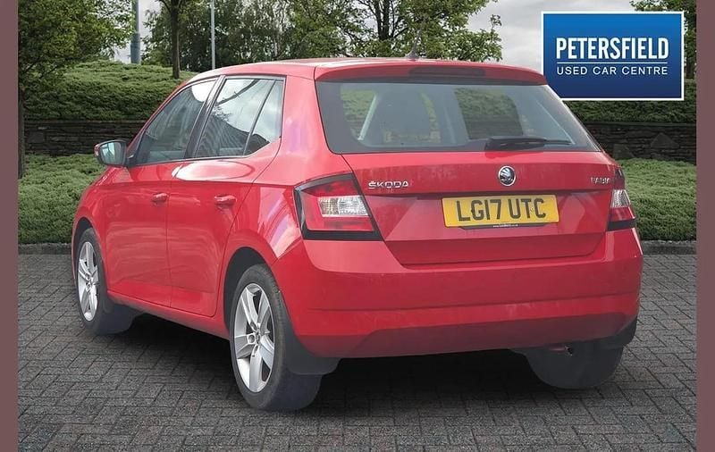 Used Skoda Fabia SE L 108 HP (79 kW) 2017 Red Hatchback