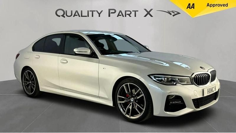White Used 2021 BMW 320 M Sport Sedan | £19,600 (Good price) - Image 1/4