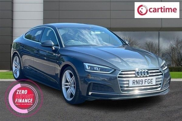 Grey Used 2019 Audi A5 Sportback S-Line Hatchback | £17,499 (Super price) - Image 1/3