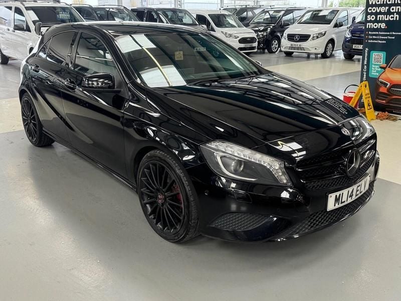 Used Mercedes A200 136 HP (100 kW) 2014 Black Hatchback