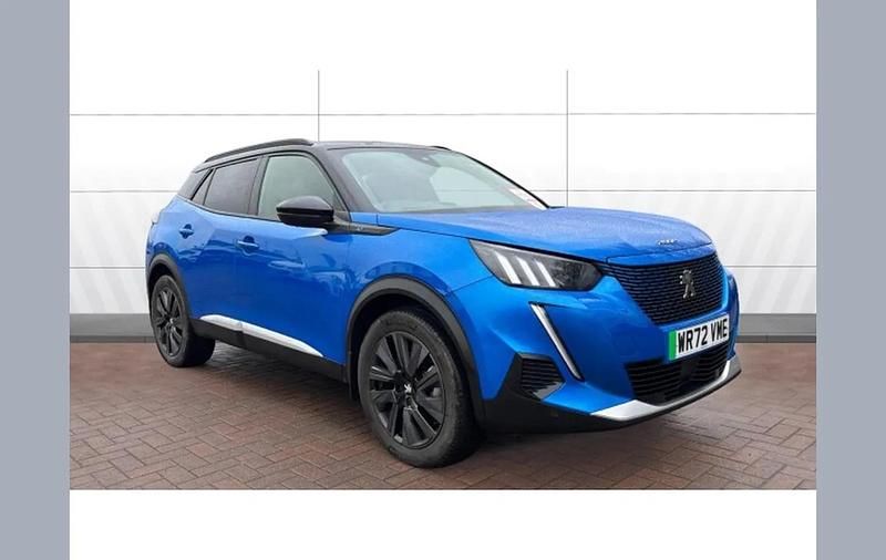 Used Peugeot e-2008 Premium 100 kW (136 HP) 2022 Blue SUV