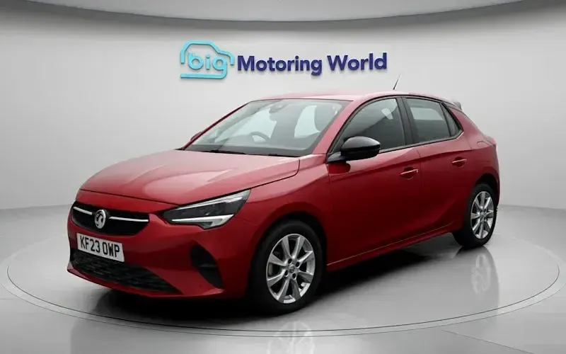 Used Vauxhall Corsa Design Edition 101 HP (74 kW) 2023 Red Hatchback