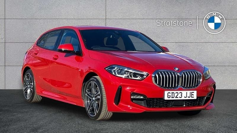 Used BMW 118 M Sport 136 HP (100 kW) 2023 Red Hatchback