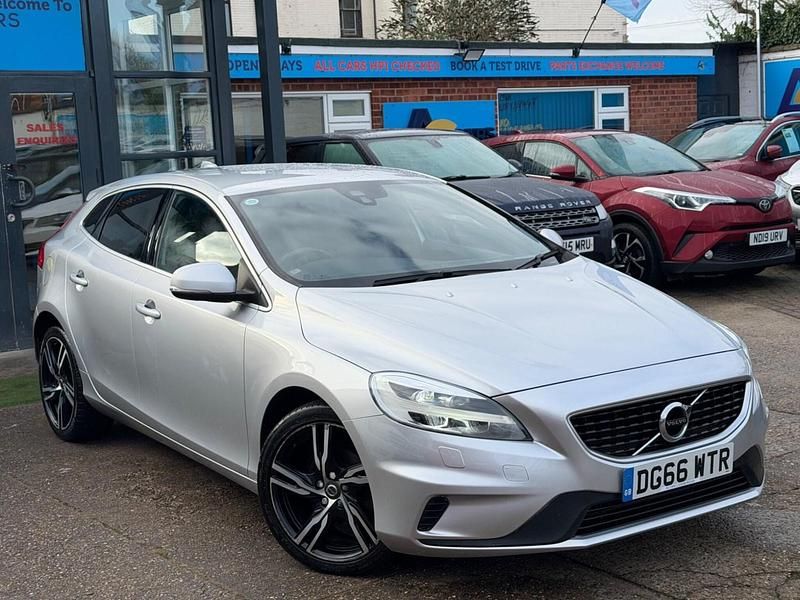 Silver Used 2016 Volvo V40 R-Design Pro Hatchback | £7,980 (Fair price) - Image 1/4