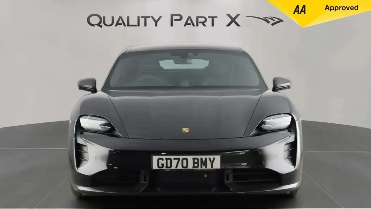 Used Porsche Taycan Performance Package 559 kW (761 HP) 2020 Black Sedan