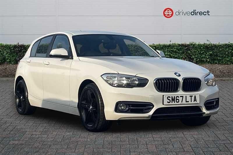 Used BMW 118 Sport Line 150 HP (110 kW) 2017 White Hatchback