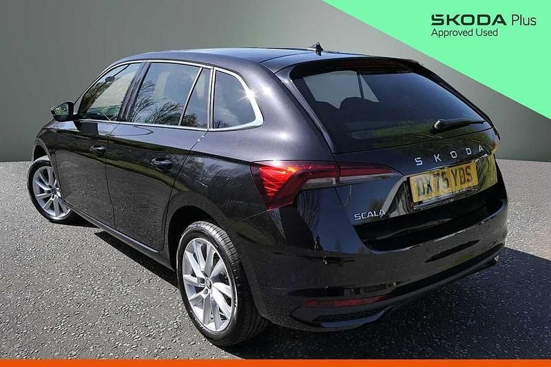 Used Skoda Scala SE L 110 HP (80 kW) 2025 Black magic pearl effect Hatchback