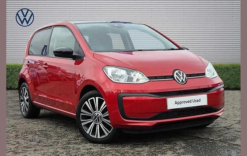 Used VW up! Black Edition 65 HP (47 kW) 2022 Red Hatchback