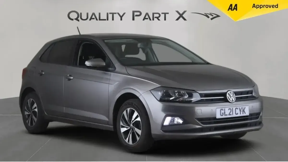 Begagnad VW Polo Match 2021 Grå Halvkombi