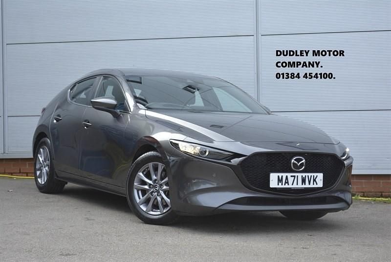 Grey Used 2021 Mazda 3 Hatchback | £15,695 (Fair price) - Image 1/3