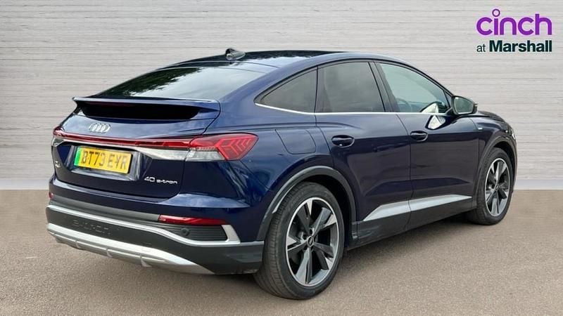 Used Audi Q4 e-tron S-Line 150 kW (204 HP) 2023 Blue SUV