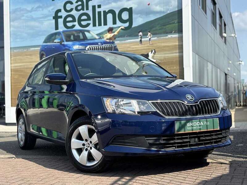 Blue Used 2018 Skoda Fabia SE Hatchback | £6,550 (Good price) - Image 1/4