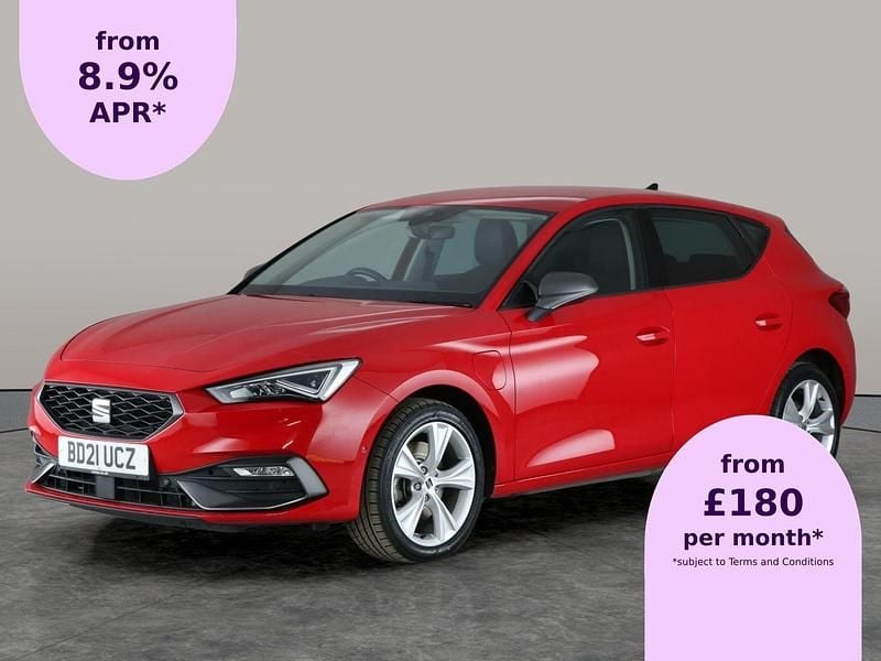Red Used 2021 Seat Leon FR Hatchback | £14,102 (Fair price) - Image 1/2