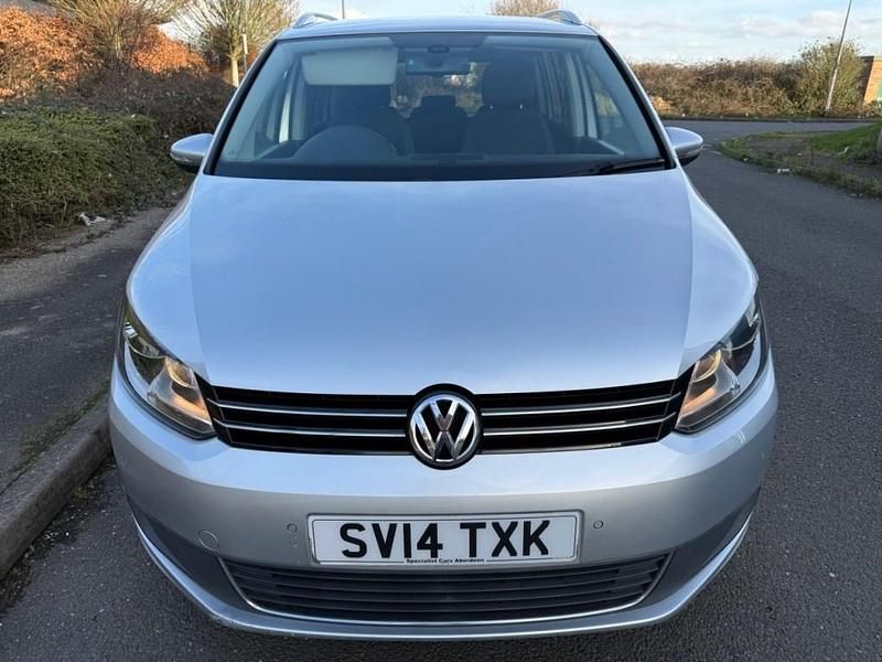Used VW Touran SE 105 HP (77 kW) 2014 Silver MPV