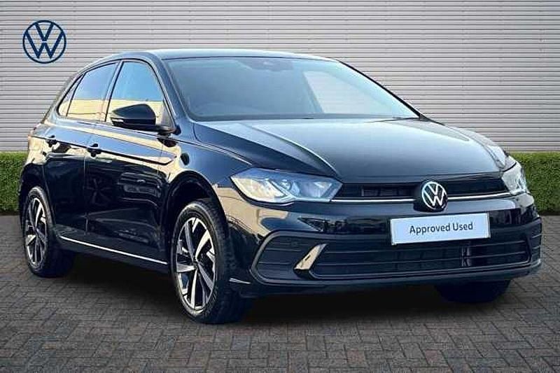 Used VW Polo Match 95 HP (69 kW) 2025 Black Hatchback