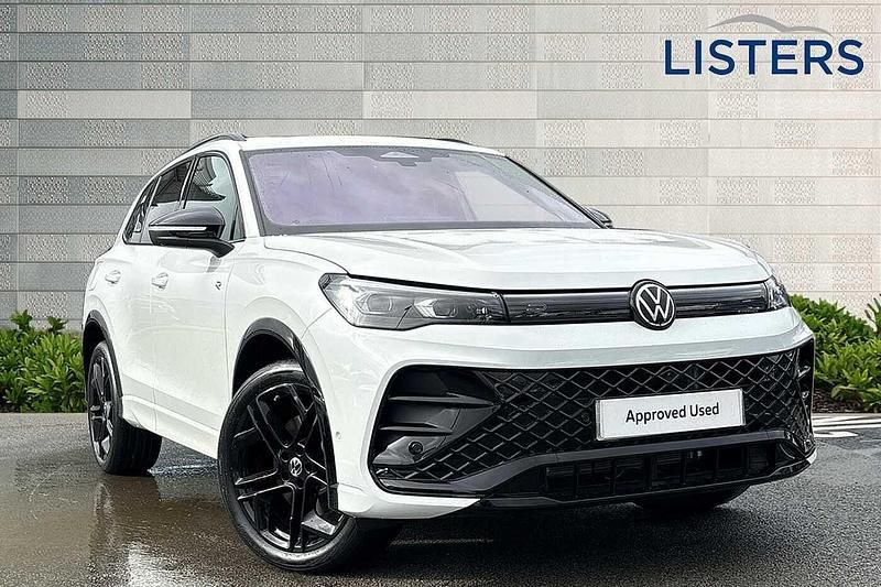 Oryx white premium motherofpearl New 2025 VW Tiguan R-line SUV | £54,990 - Image 1/4
