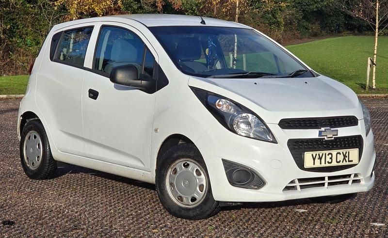 White Used 2013 Chevrolet Spark LS Hatchback | £1,595 (Good price) - Image 1/4