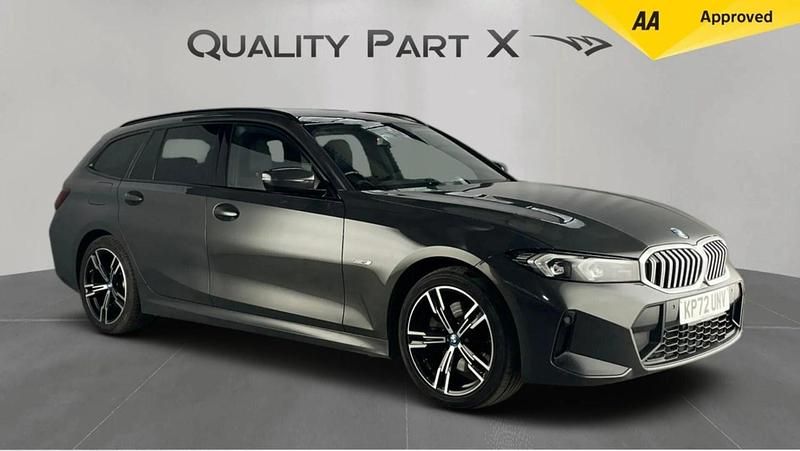 Grey Used 2022 BMW 330e M Sport Estate | £20,200 (Expensive) - Image 1/4