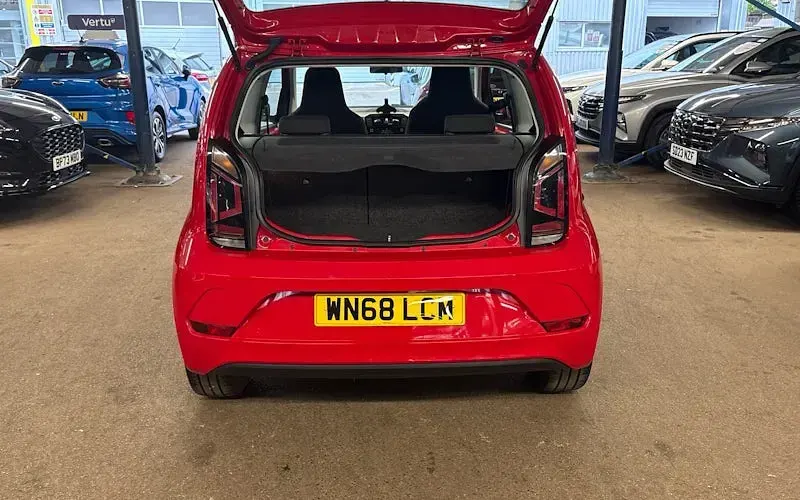 Used VW up! high up! 75 HP (55 kW) 2018 Red Hatchback
