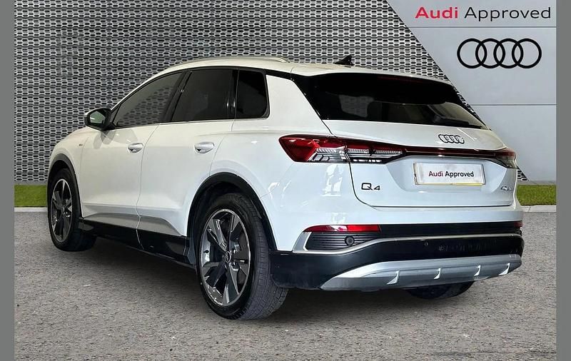Used Audi Q4 e-tron Comfort 150 kW (204 HP) 2021 White SUV