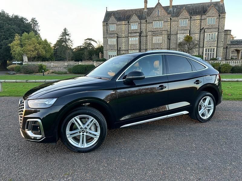 Used Audi Q5 Sportback S-Line 295 HP (216 kW) 2021 Black metallic SUV