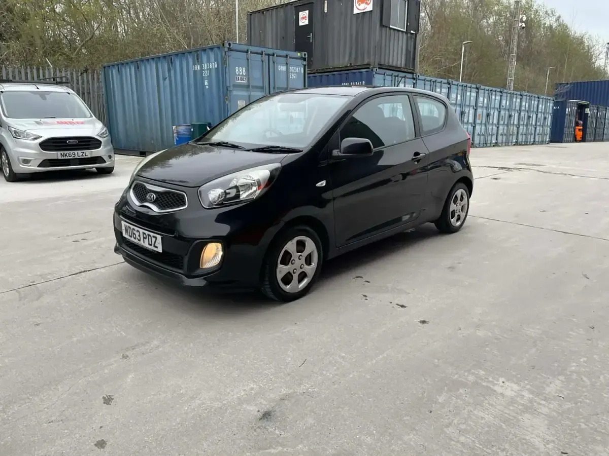 Second-hand Kia Picanto Air 68 CP (50 kW) 2014 Negru Hatchback