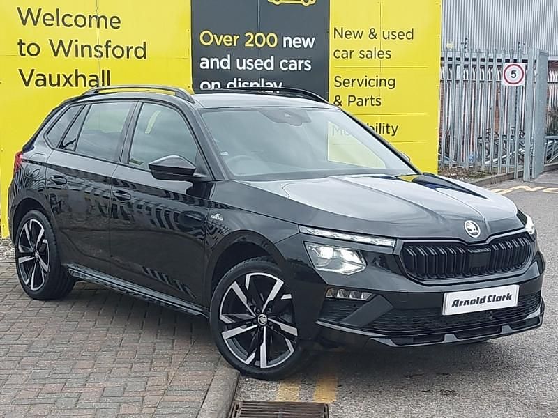 Black Used 2024 Skoda Kamiq Monte Carlo SUV | £22,498 (Expensive) - Image 1/4