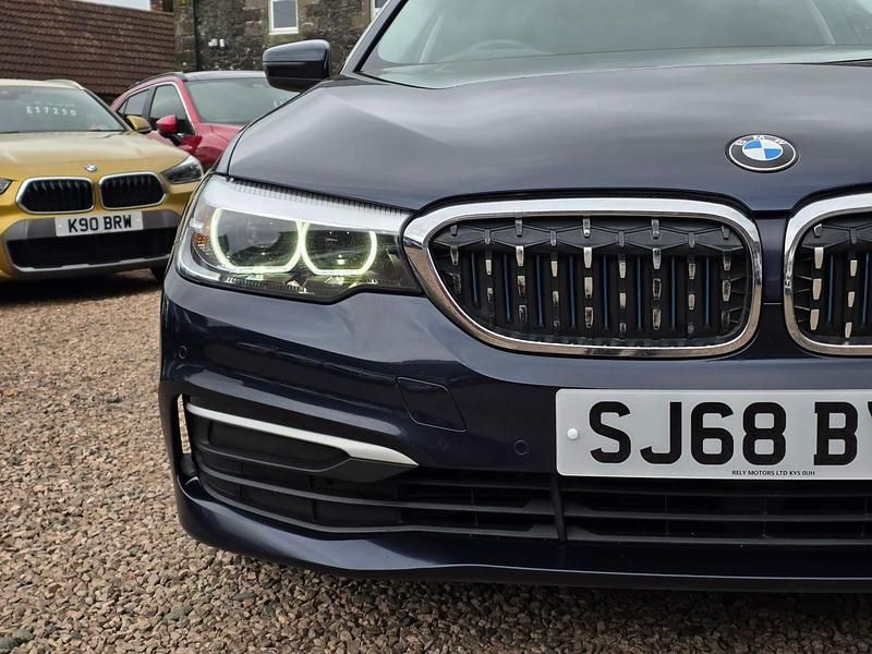 Used BMW 530e Comfort Edition 252 HP (185 kW) 2018 Blue Sedan