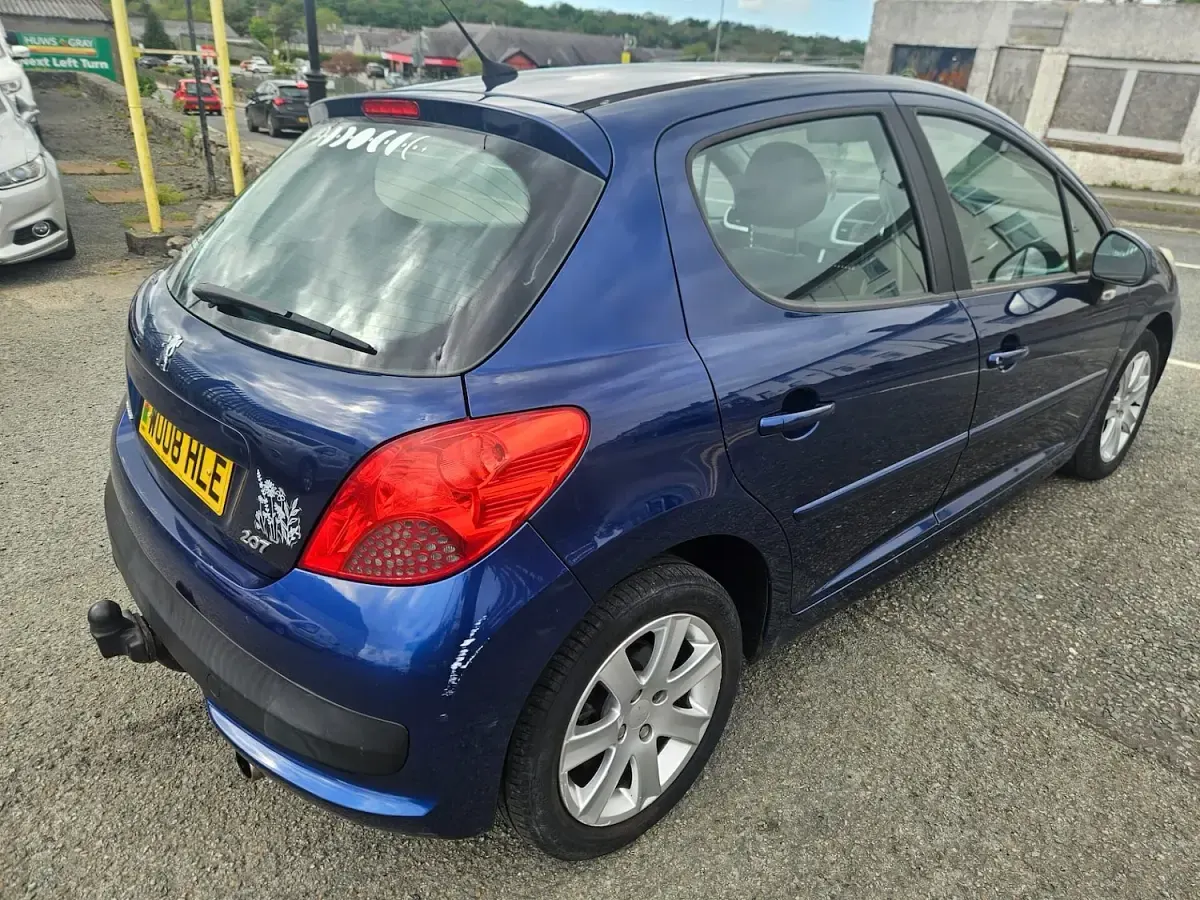 Used Peugeot 207 Sport 120 HP (88 kW) 2008 Blue Hatchback