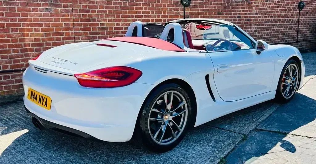 Used Porsche Boxster 315 HP (231 kW) 2014 White Cabriolet