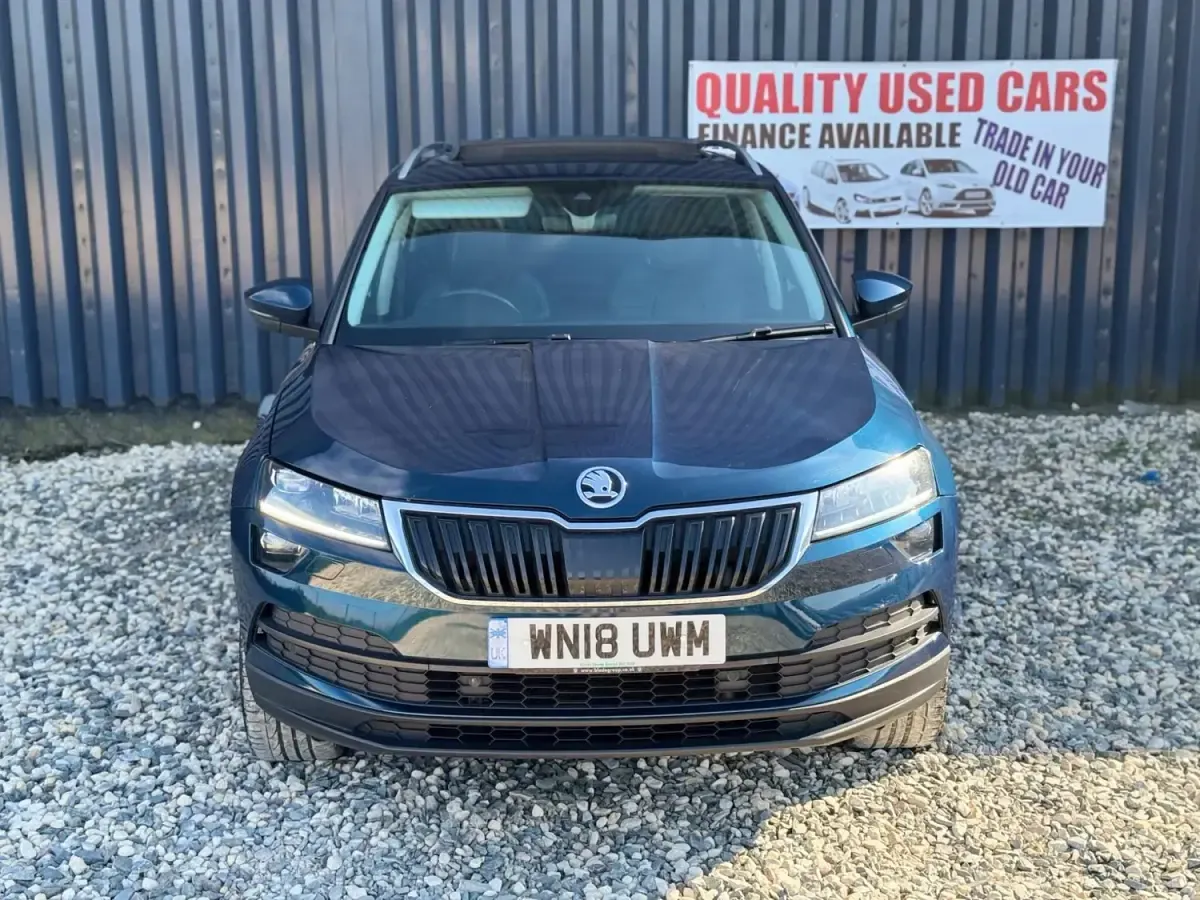 Używany Skoda Karoq 150 KM (110 kW) 2018 Niebieski SUV