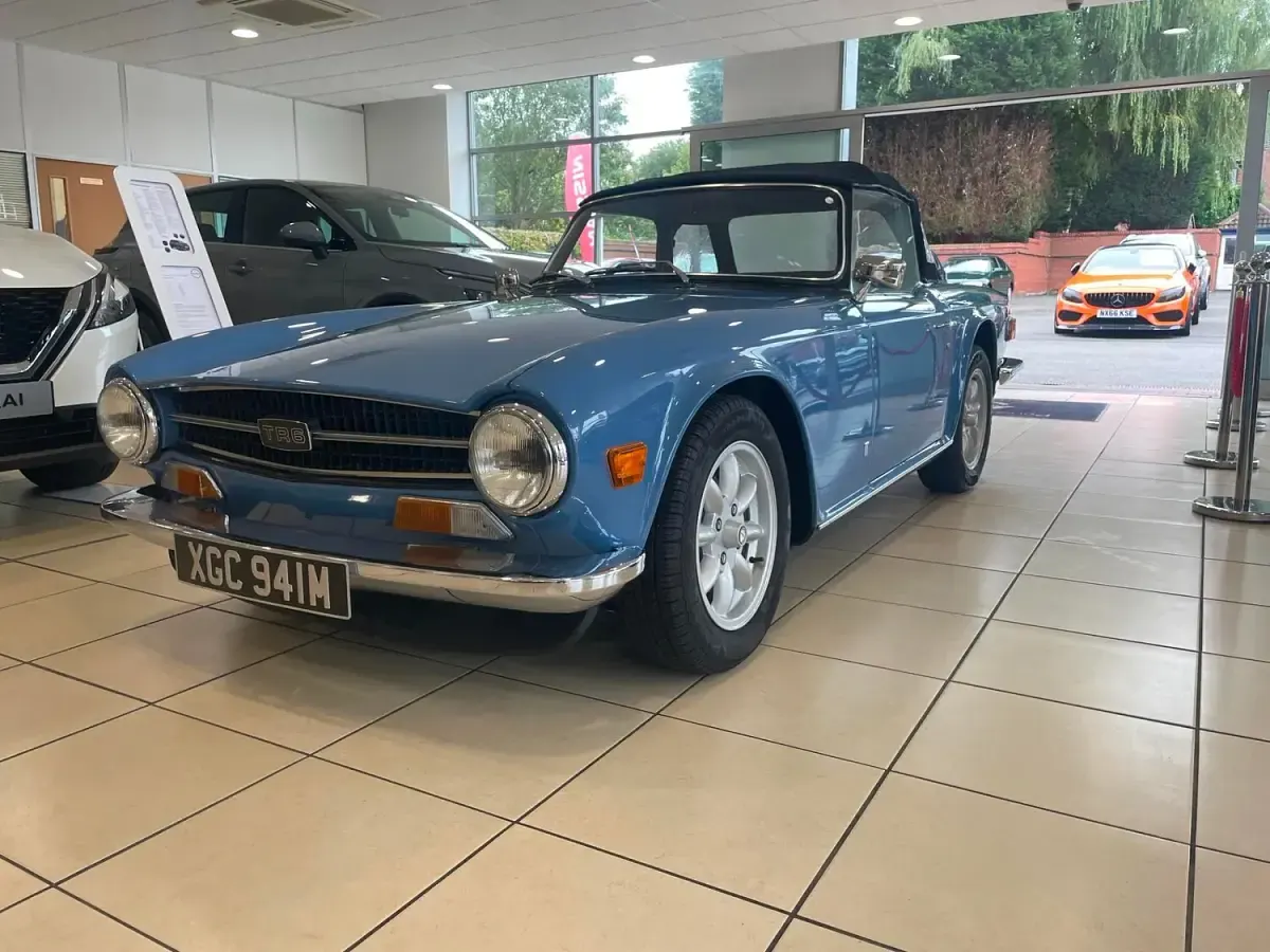 Used Triumph TR6 150 HP (110 kW) 1991 Blue Cabriolet