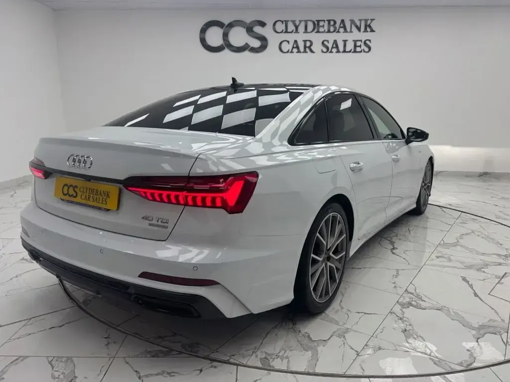 Used Audi A6 Black Edition 204 HP (150 kW) 2020 White Sedan