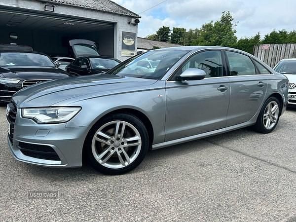 Grey Used 2013 Audi A6 S-Line Sedan | £9,995 (A bit pricey) - Image 1/4