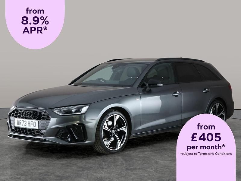 Grey Used 2023 Audi A4 Black Edition Estate | £25,547 (Fair price) - Image 1/2